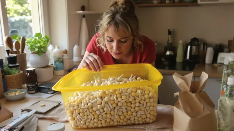 Pommes de terre qui germent dans leur filet : ce geste simple les garde fermes pendant des semaines au lieu de quelques jours